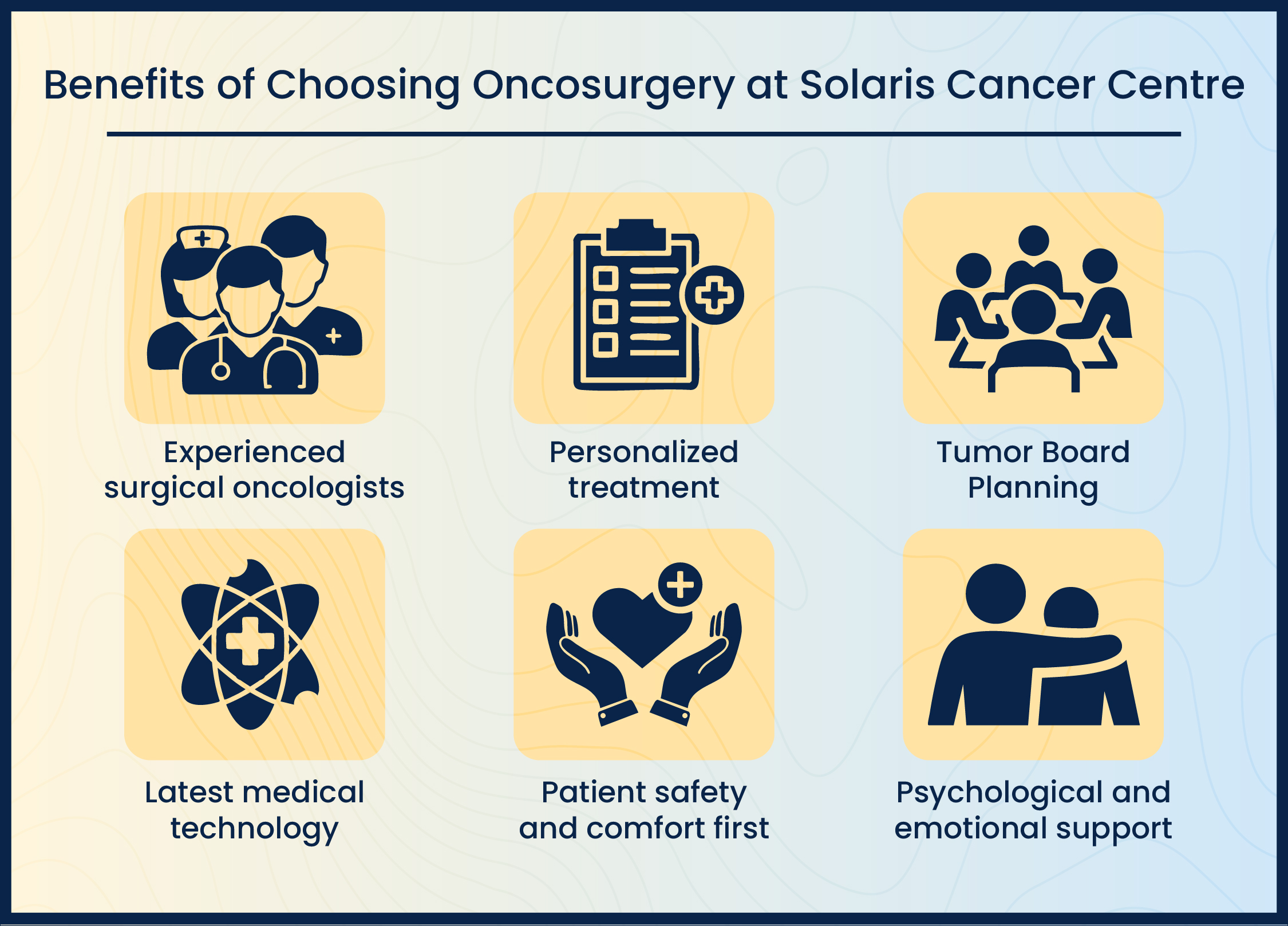 Benefits of oncosurgery